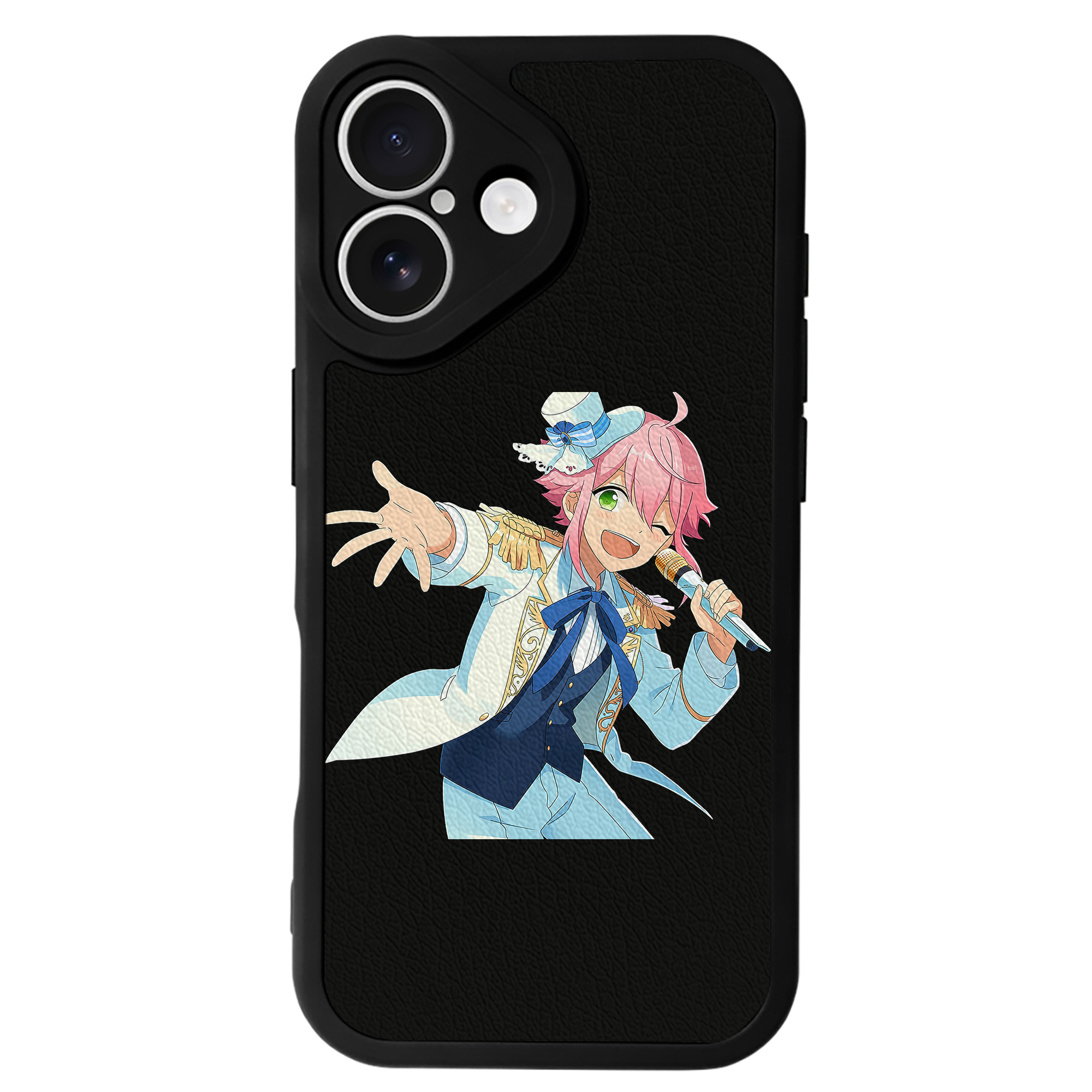 （画像用） あんさんぶるスターズ! Ensemble Stars 【iPhone 16シリーズ対応】シリコンスマホケース（レザー調） 材質：シリコン